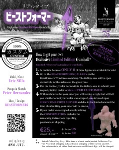 Gumball Penguin Order Flyer